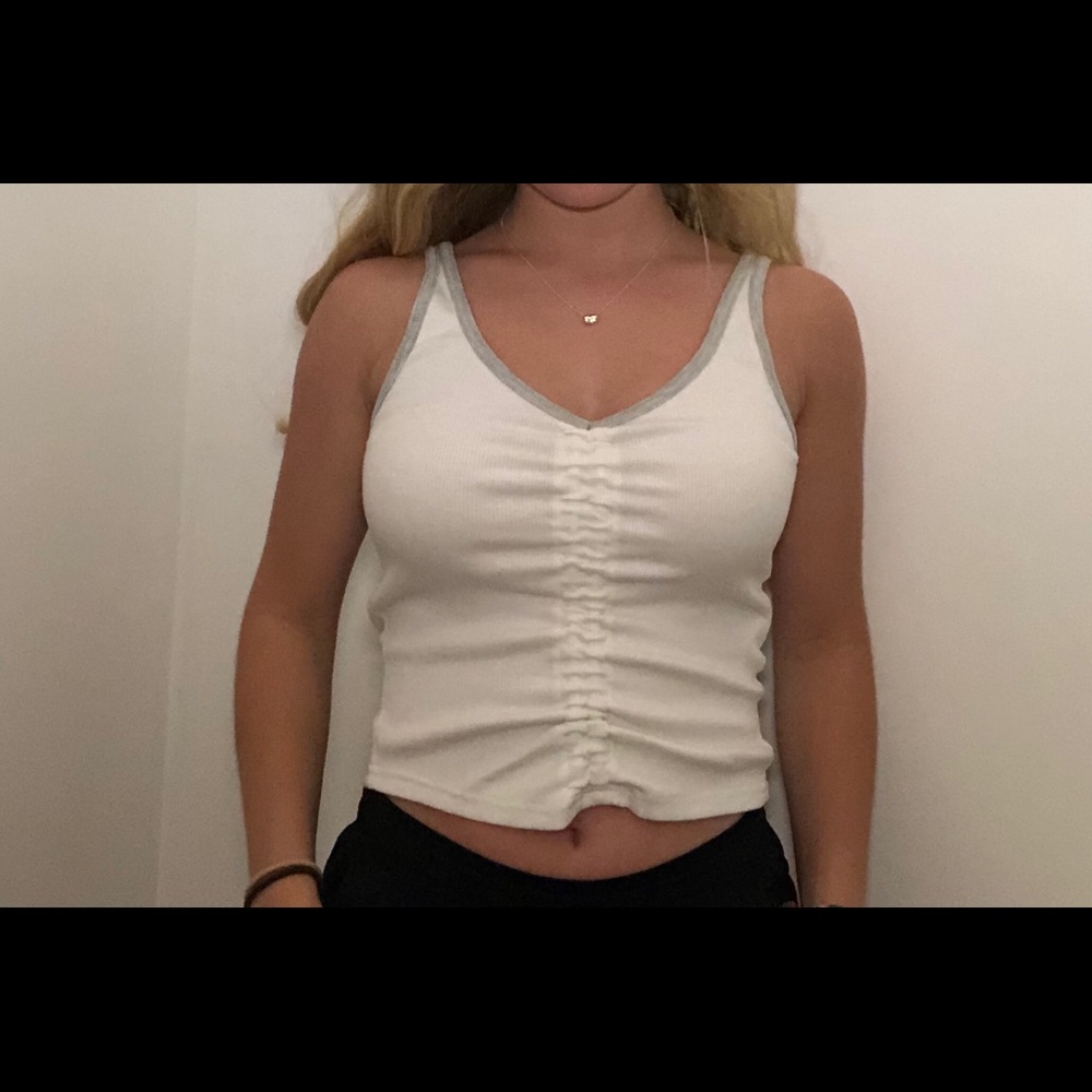 scrunched tank